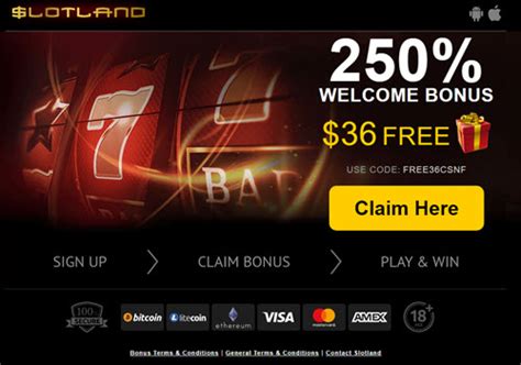 Slotland Casino No Deposit Bonus Codes .